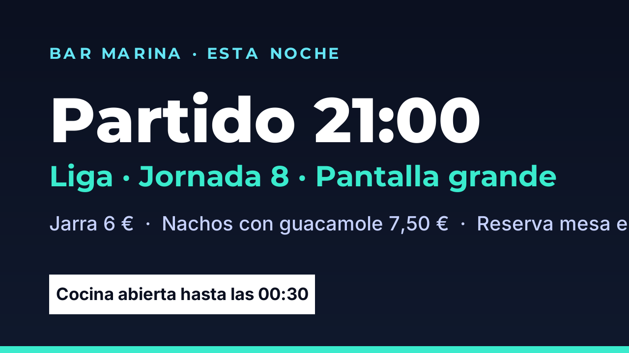 Ejemplo de contenido · Restaurantes