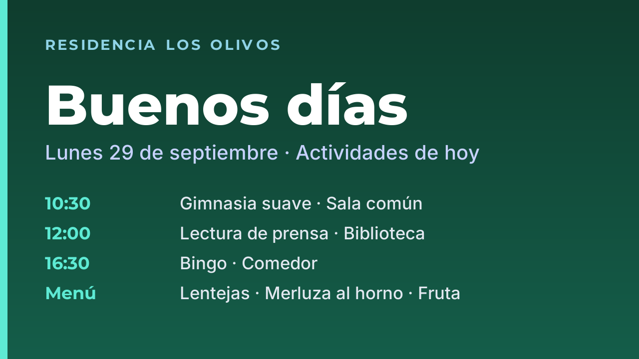 Residencias y centros de mayores