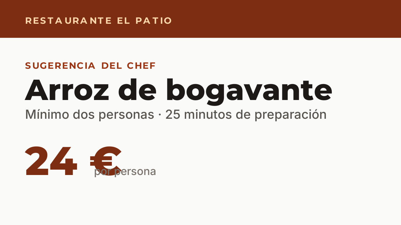 Ejemplo de contenido · Restaurantes